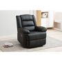 Voir la diapositive 2 : Habitat et Jardin Fauteuil relax  Buckingham  - 85 x 93 x 100 cm - Noir