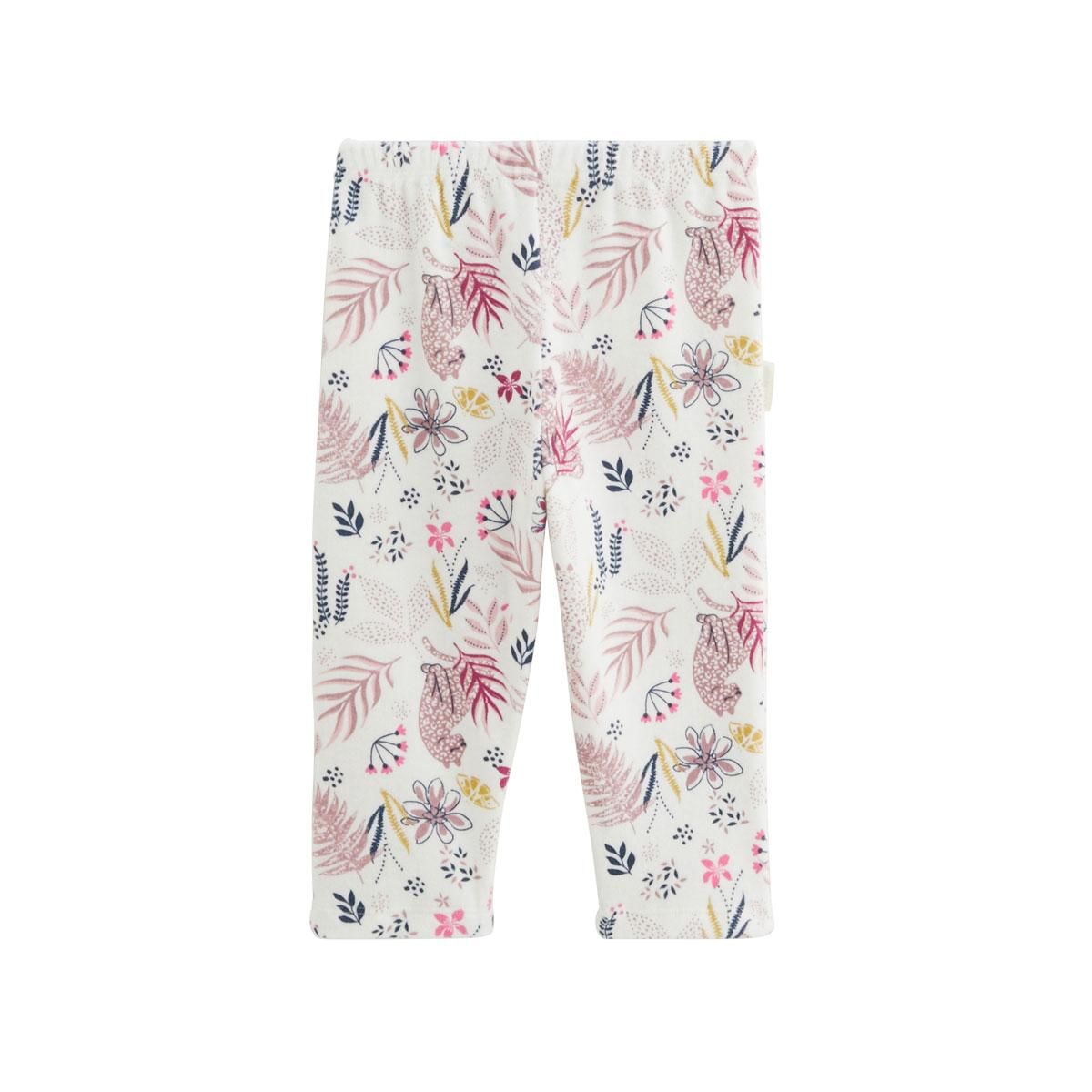 Petit Béguin Pyjama enfant 2 pièces en velours rose Louisa