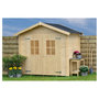 Voir la diapositive 2 : OLG FRANCE Abri de jardin bois - 3,81m² - FELIX
