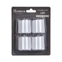 Voir la diapositive 2 : Paris Prix Lot de 4 Bougies Pilier  LED  5cm Blanc
