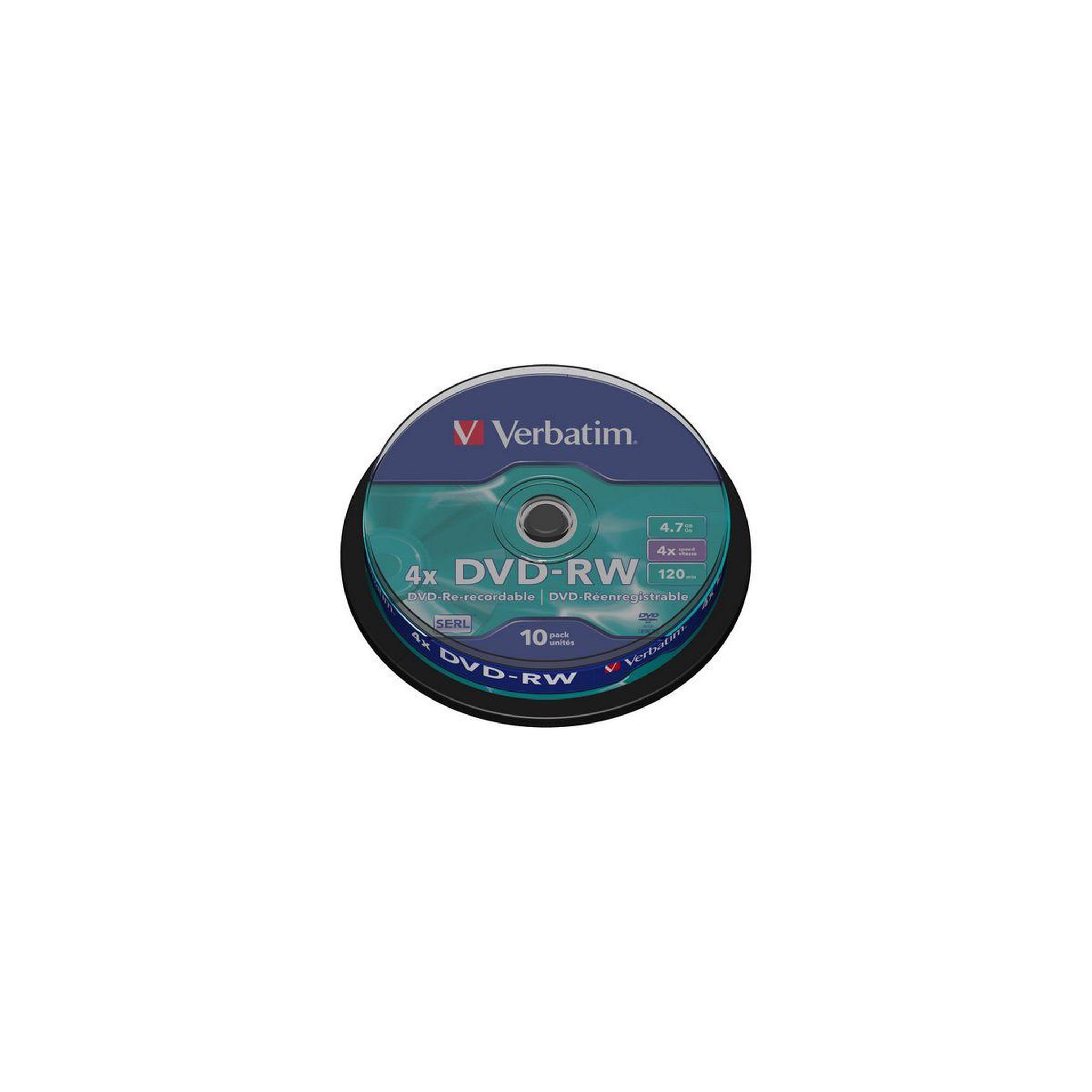 Verbatim DVD vierge DVD-RW 4.7GB 10PK Spindle 4x