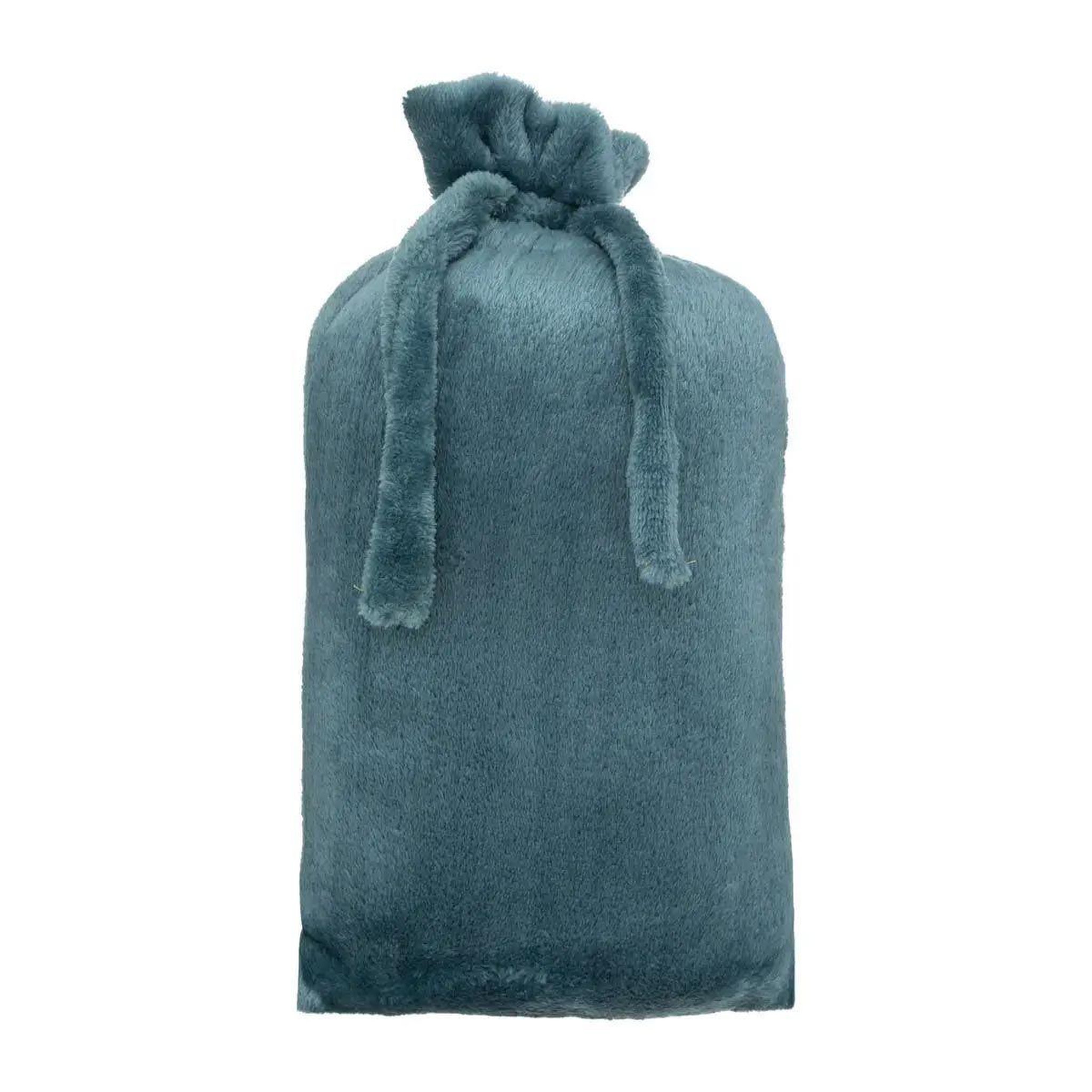 Voir la diapositive 3 : ATMOSPHERA Plaid design uni  row  150x200cm bleu canard