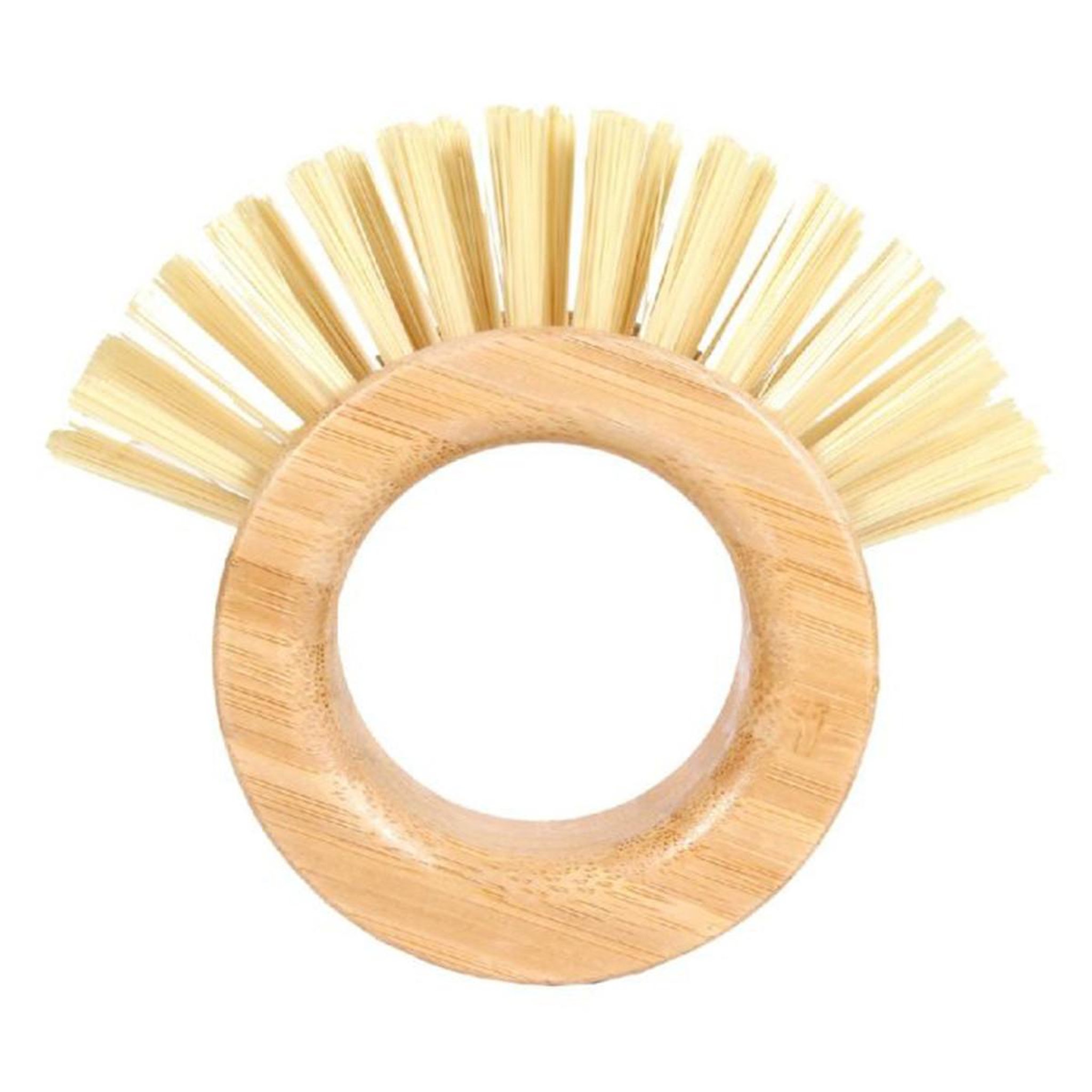 Je cherche une idee Brosse à vaisselle ronde  bambou  12cm naturel
