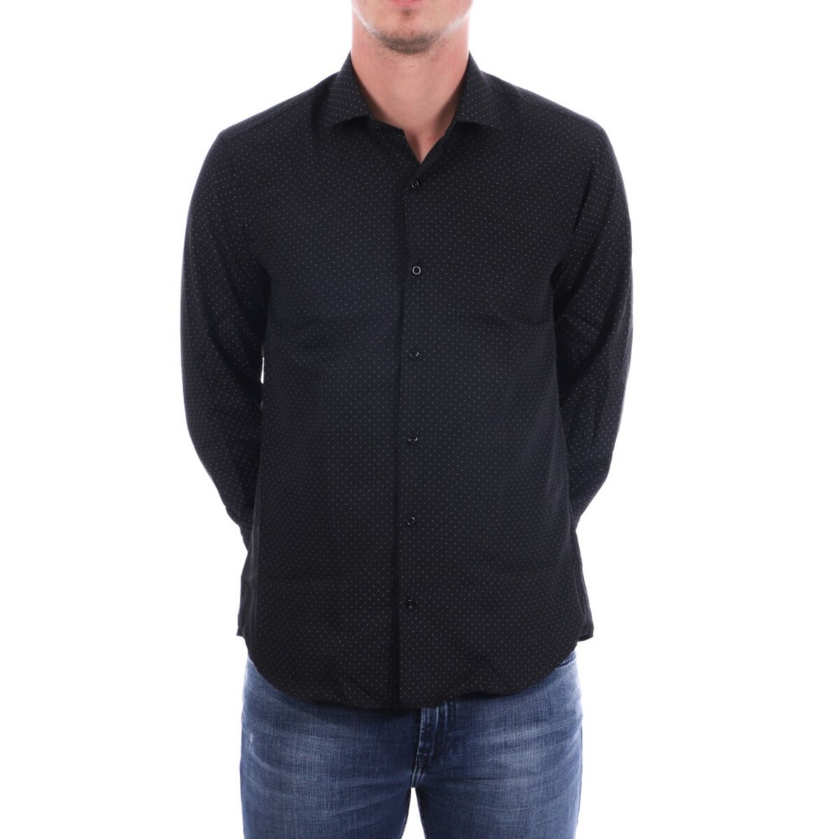 Chemise noir best sale pas cher