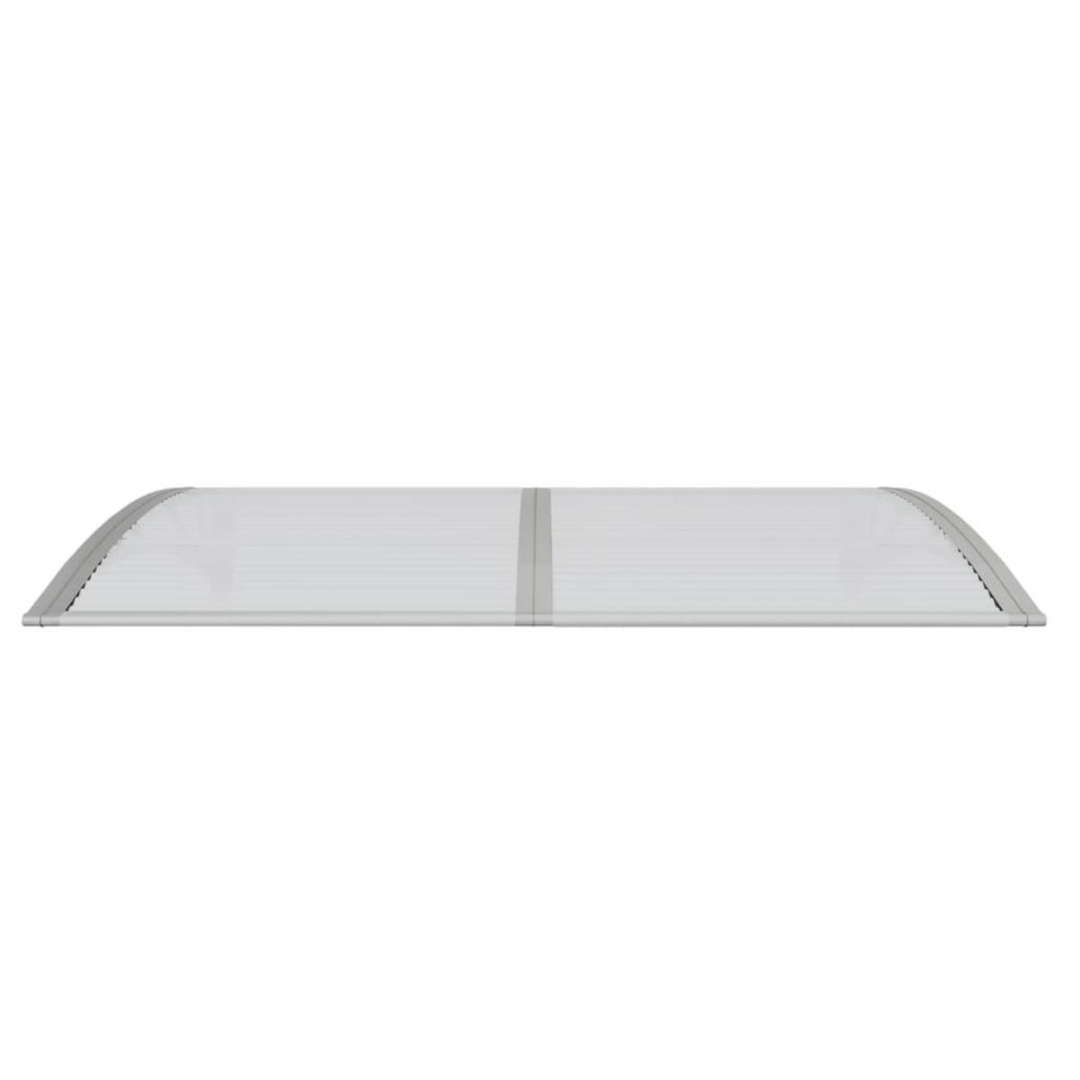 VIDAXL Auvent de porte Gris 150x100 cm Polycarbonate