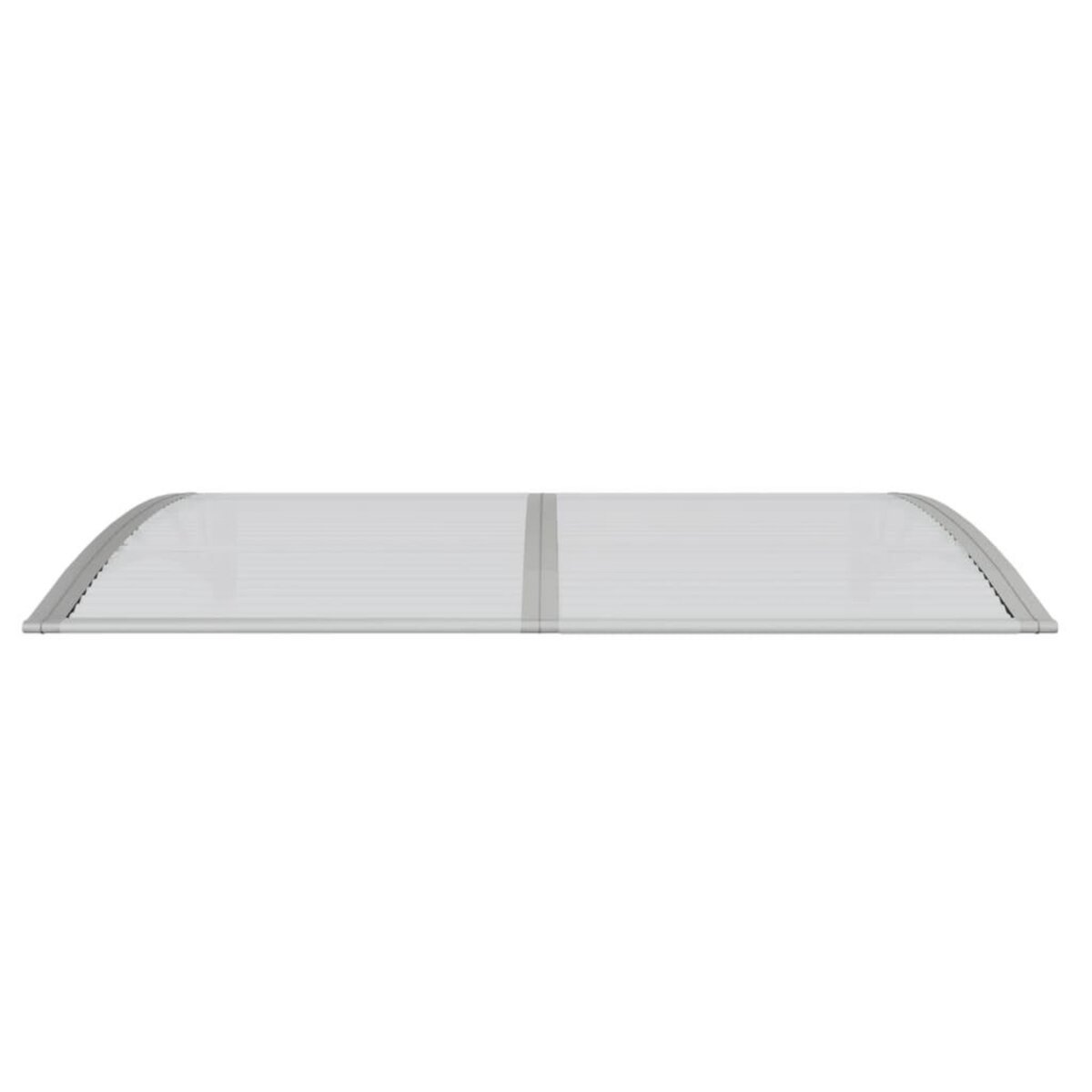 VIDAXL Auvent de porte Gris 150x100 cm Polycarbonate