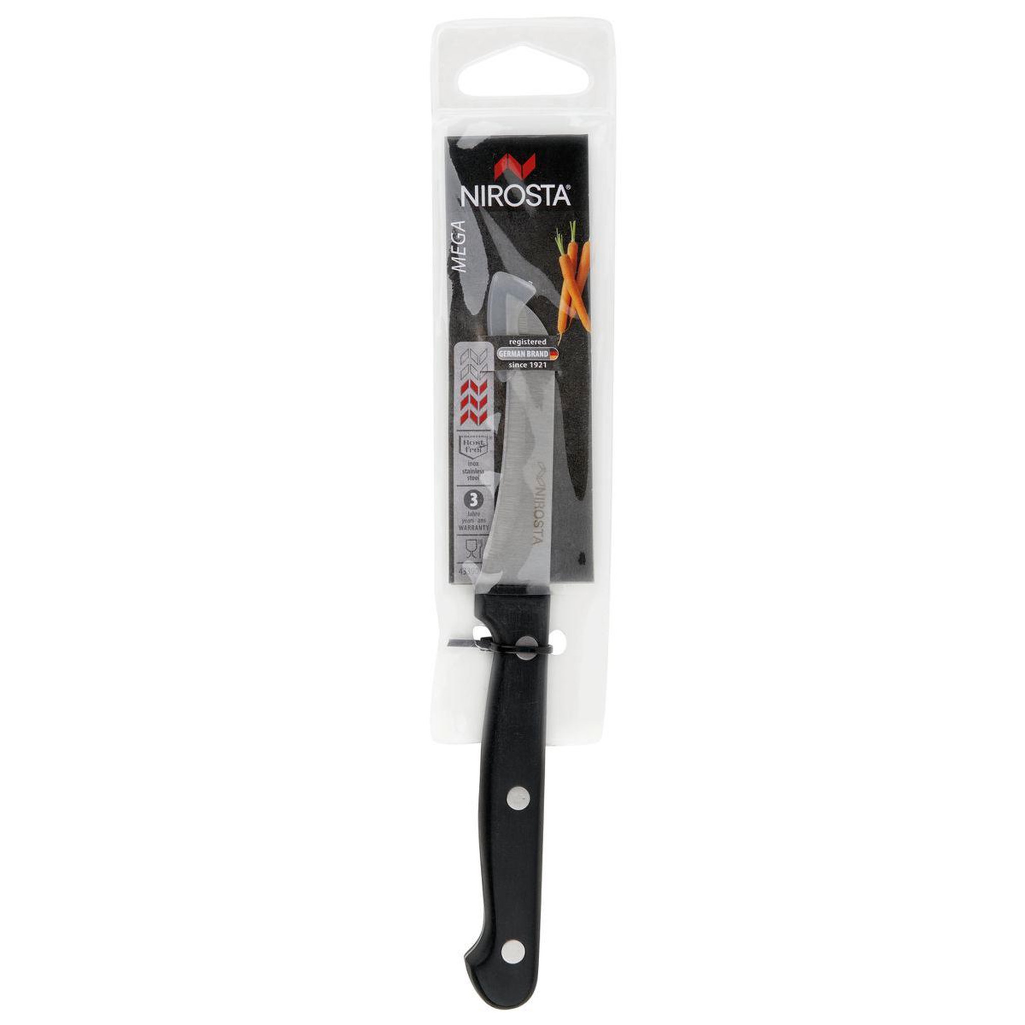 Voir la diapositive 5 : NIROSTA Couteau à légumes 18 cm nirosta mega