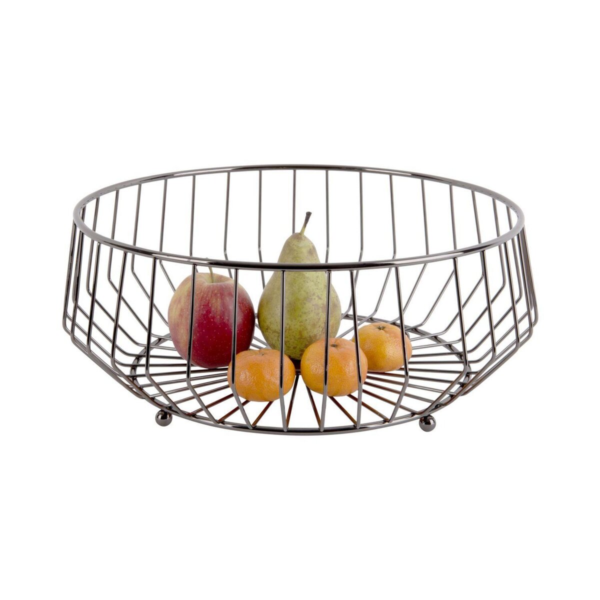 PRESENT TIME Corbeille à fruits design métal large Kink