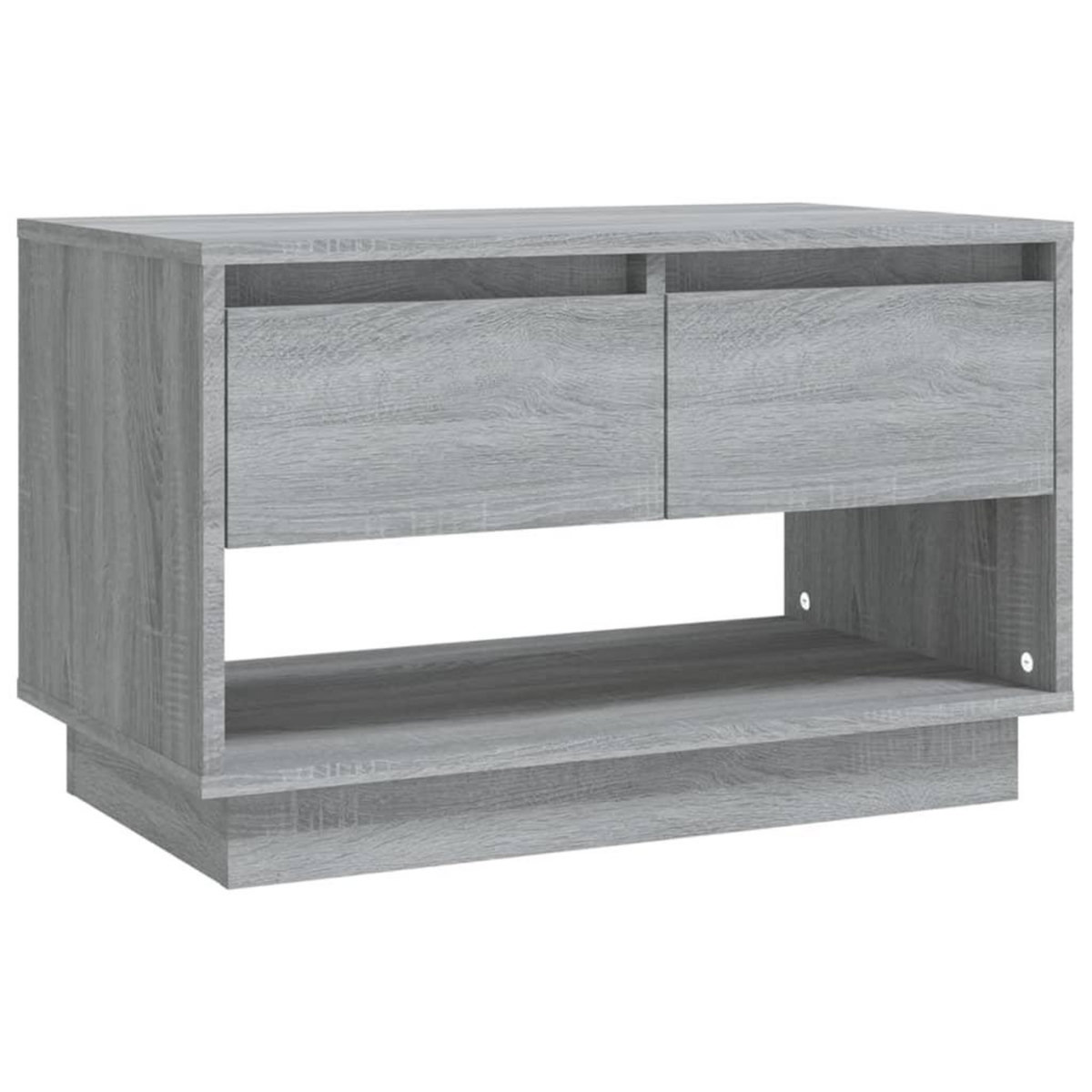 VIDAXL Meuble TV sonoma gris 70x41x44 cm bois d'ingenierie