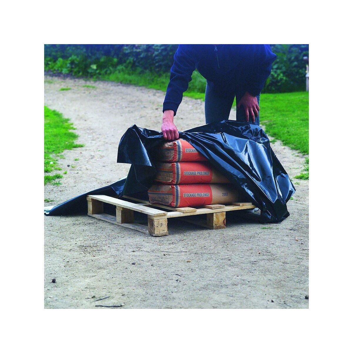 Habitat et Jardin Bâche de couverture -   Protectfilm   - 3 x 50 m - Noir