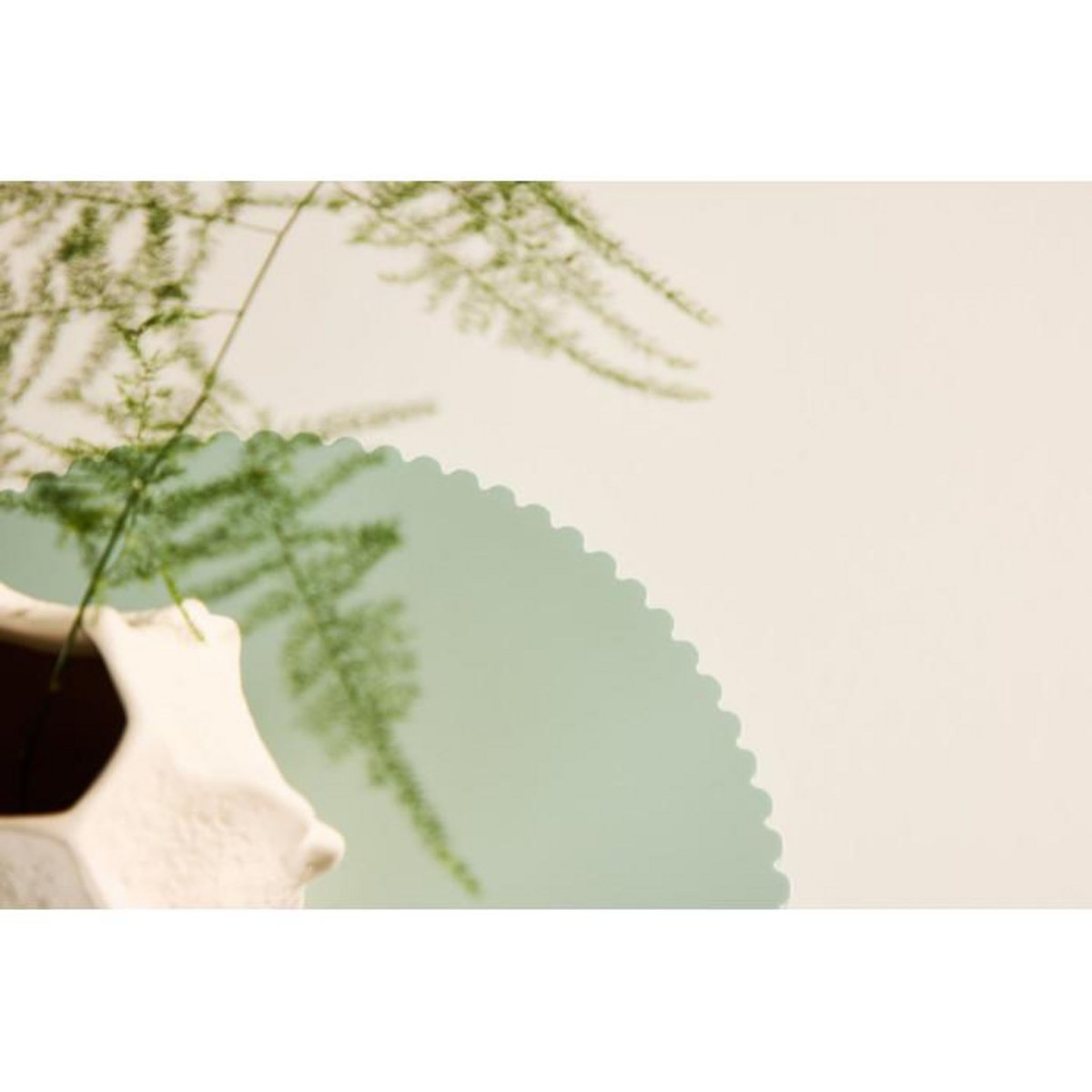 Paris Prix Table d'Appoint Nervurée  Lenox  50cm Vert