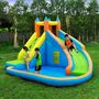 Voir la diapositive 2 : AIRMYFUN Château Aquatique Gonflable pour enfants 4m - Aire de jeux avec Escalade, Tobbogan et Piscine - Aqua Park