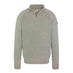 Schott Pull 1/4 zip Gris Homme Schott Plali. Coloris disponibles : Gris