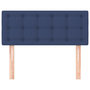 Voir la diapositive 3 : VIDAXL Tete de lit Bleu 100x5x78/88 cm Tissu