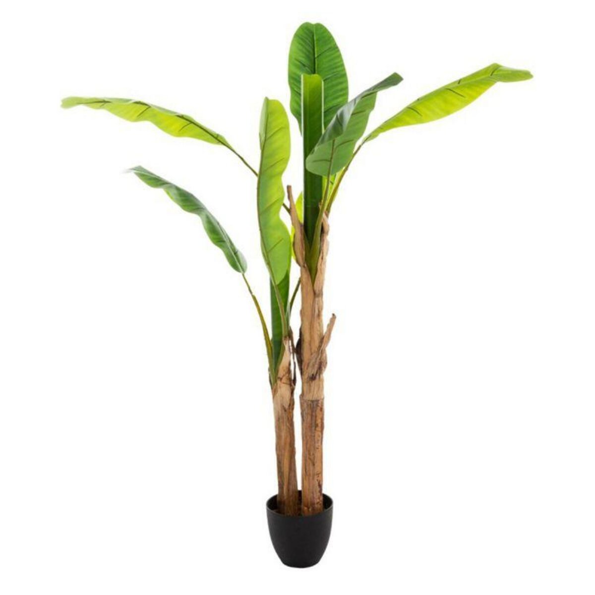  Plante Artificielle  Bananier Double  160cm Vert