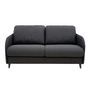 Voir la diapositive 5 : BEST MOBILIER Cosmos - canapé 3 places convertible express couchage quotidien 140 cm matelas 11 cm en tissu