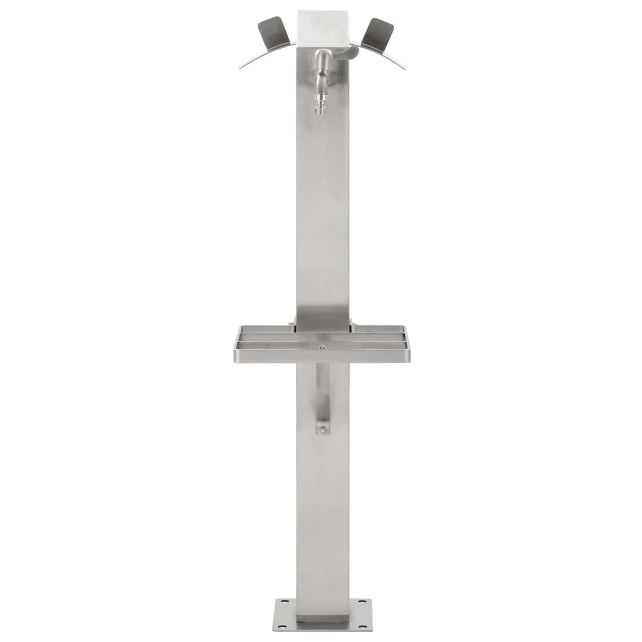 Voir la diapositive 3 : VIDAXL Colonne a eau de jardin carree acier inoxydable 95 cm