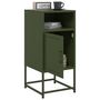 Voir la diapositive 5 : VIDAXL Table de chevet vert olive 36x39x78 cm acier