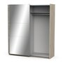 Voir la diapositive 4 : Armoire 2 portes coulissantes 1 miroir L180 cm THIBAULT