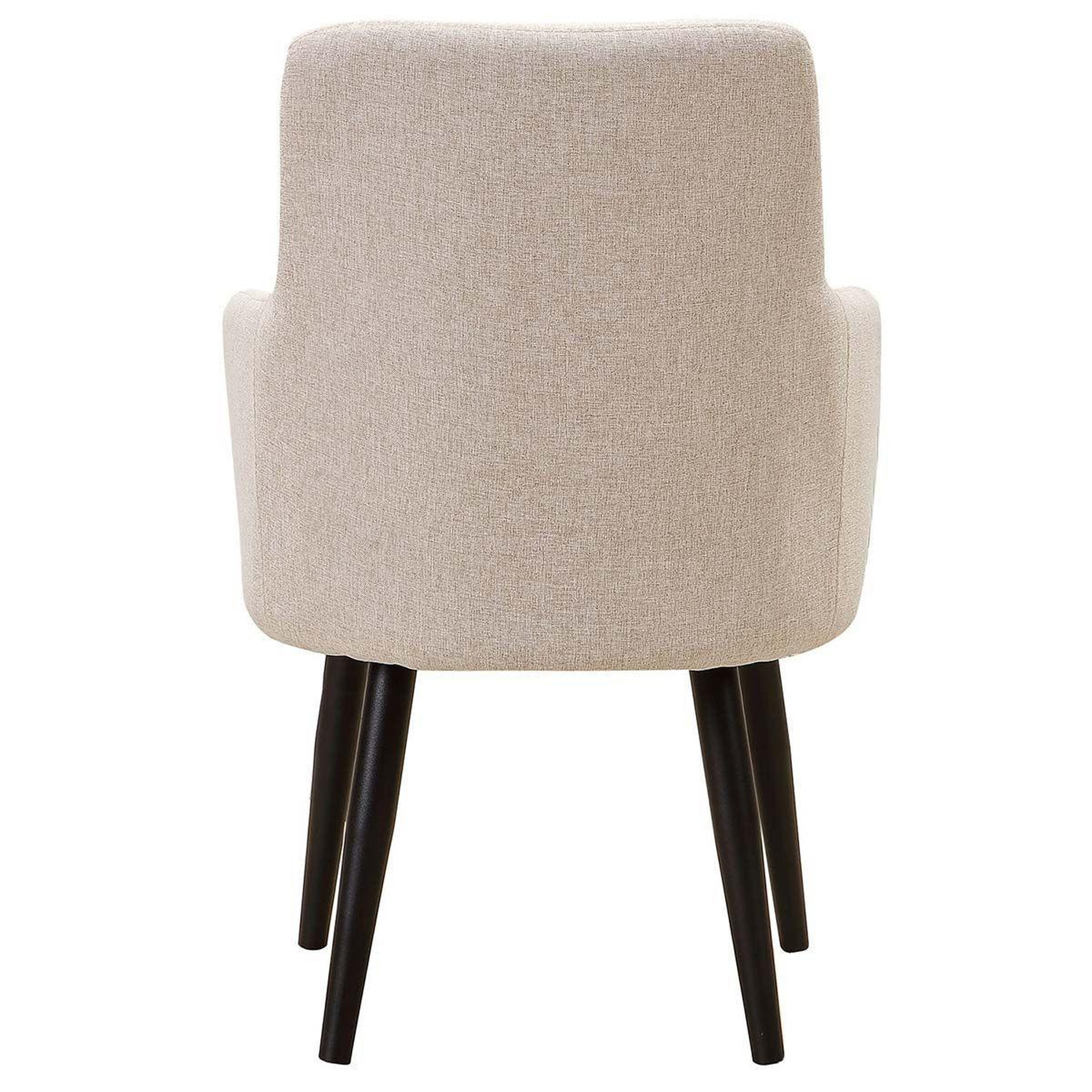 Voir la diapositive 4 : Paris Prix Lot de 2 Fauteuils en Tissu  Gitega  82cm Beige