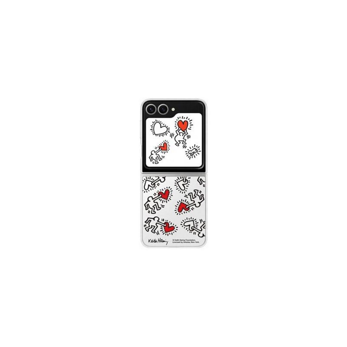 Samsung Coque et étui téléphone mobile Samsung Coque personnalisable Keith Harring Galaxy Z Flip 6 Blanc