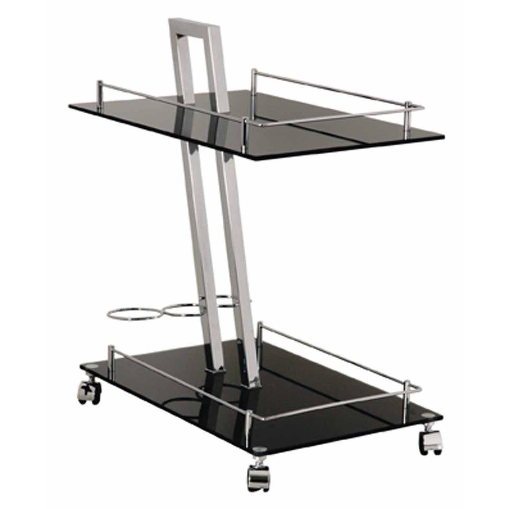 Paris Prix Desserte de cuisine design  revue  72cm noir