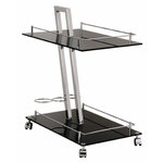 Paris Prix Desserte de Cuisine Design  Revue  72cm Noir
