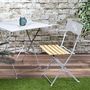Voir la diapositive 2 : The Home Deco Factory Lot de 2 Chaises pliantes Bella Vita