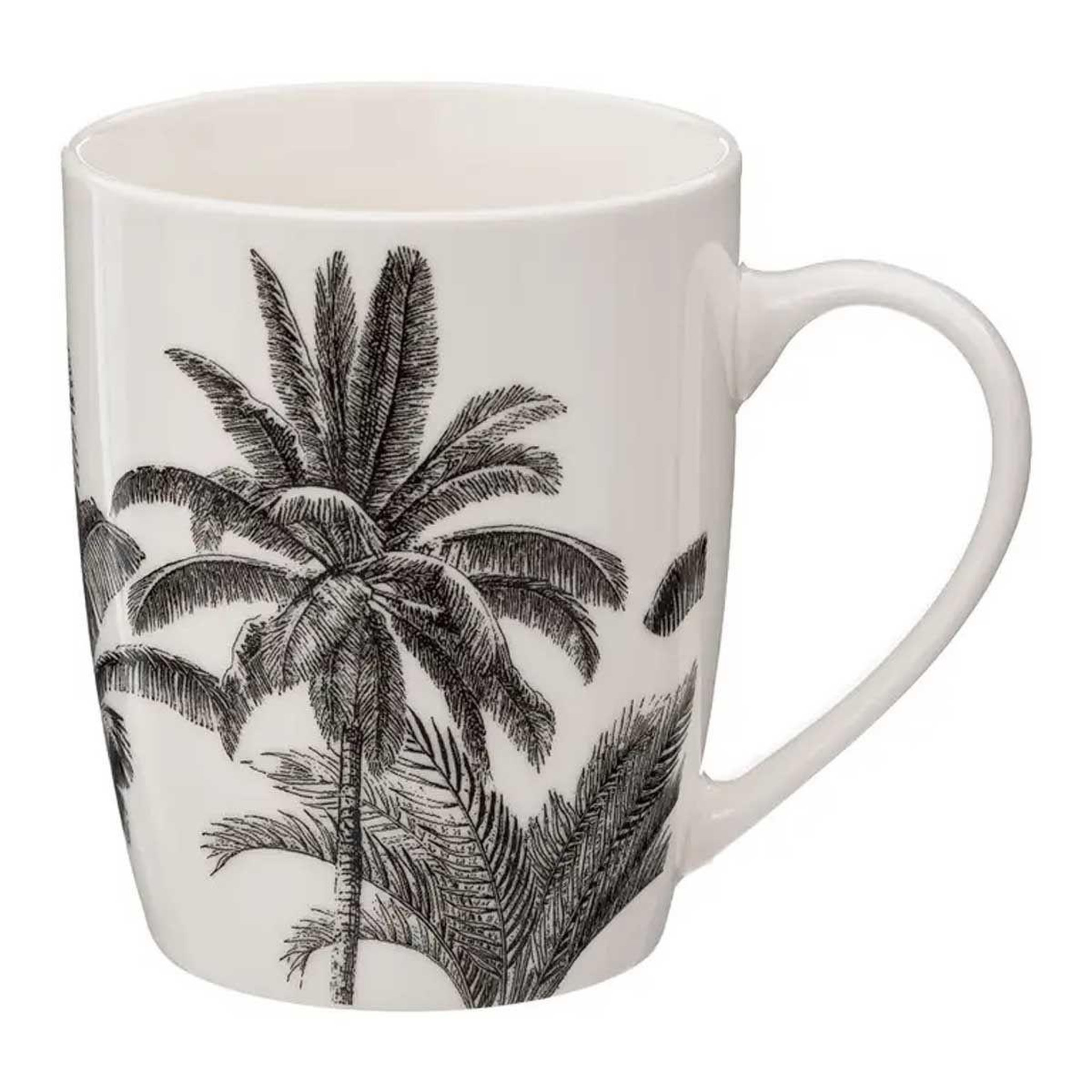 Voir la diapositive 2 : SECRET DE GOURMET Lot de 6 mugs en porcelaine  bota  36cl beige