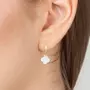 SC BOHEME Boucles d'oreilles SC Bohème ornées de quartz blanc