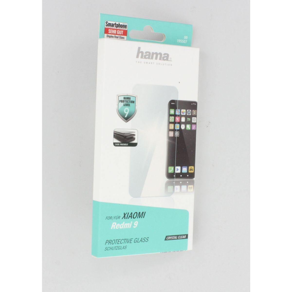 Hama Protège écran Xiaomi Redmi 9 Verre trempé