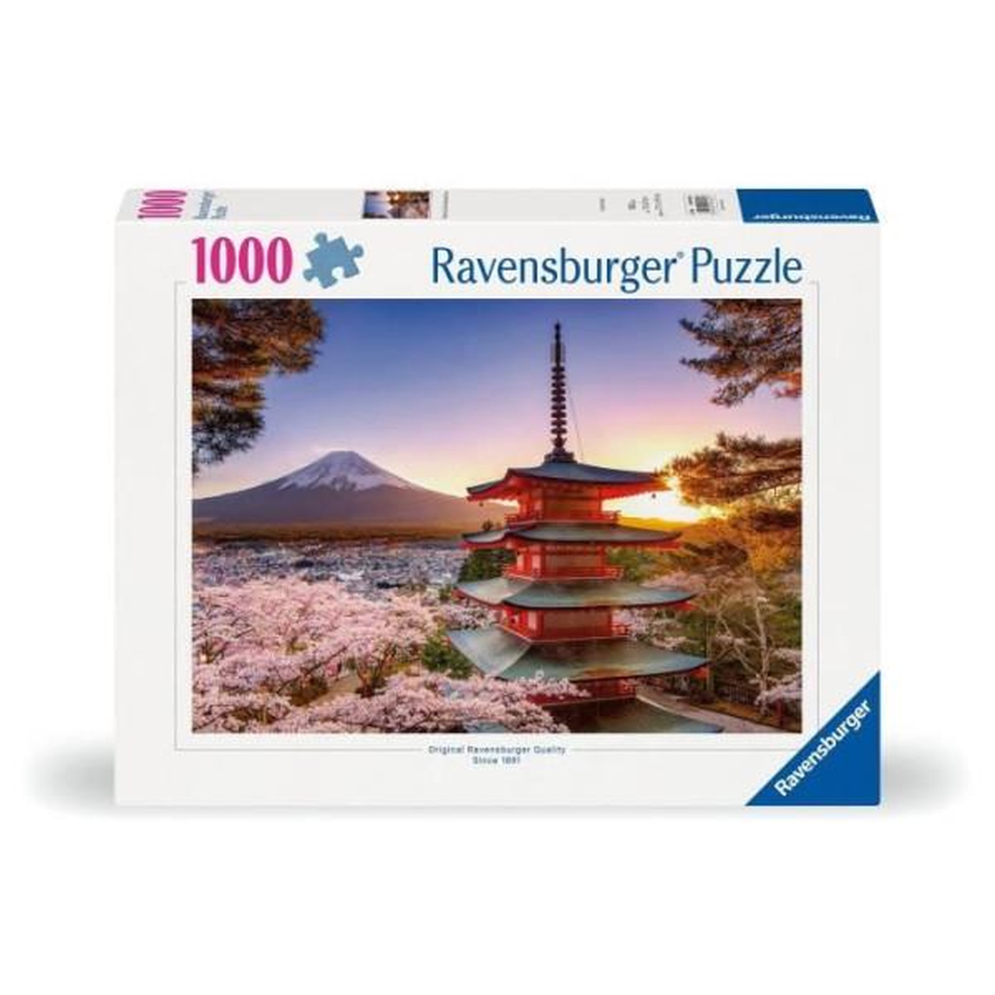 Voir la diapositive 2 : RAVENSBURGER Puzzle 1000 pieces cerisiers en fleurs du mont fuji, adultes et enfants, des 14 ans, puzzle de qualité supérieure, 12000582, r