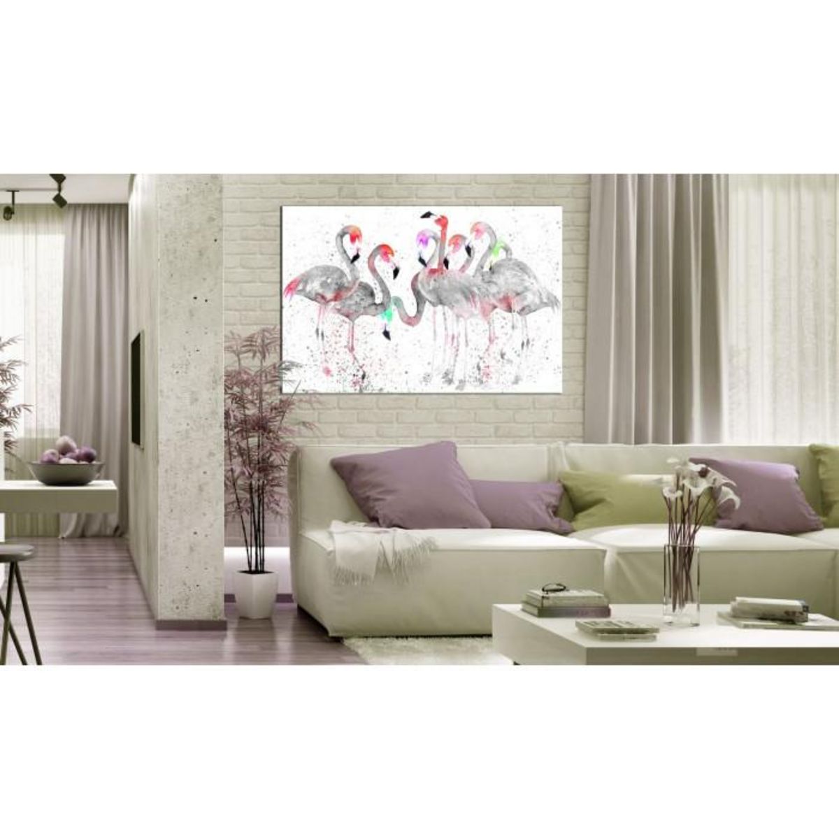 Paris Prix Tableau Imprimé  Danse des Flamants