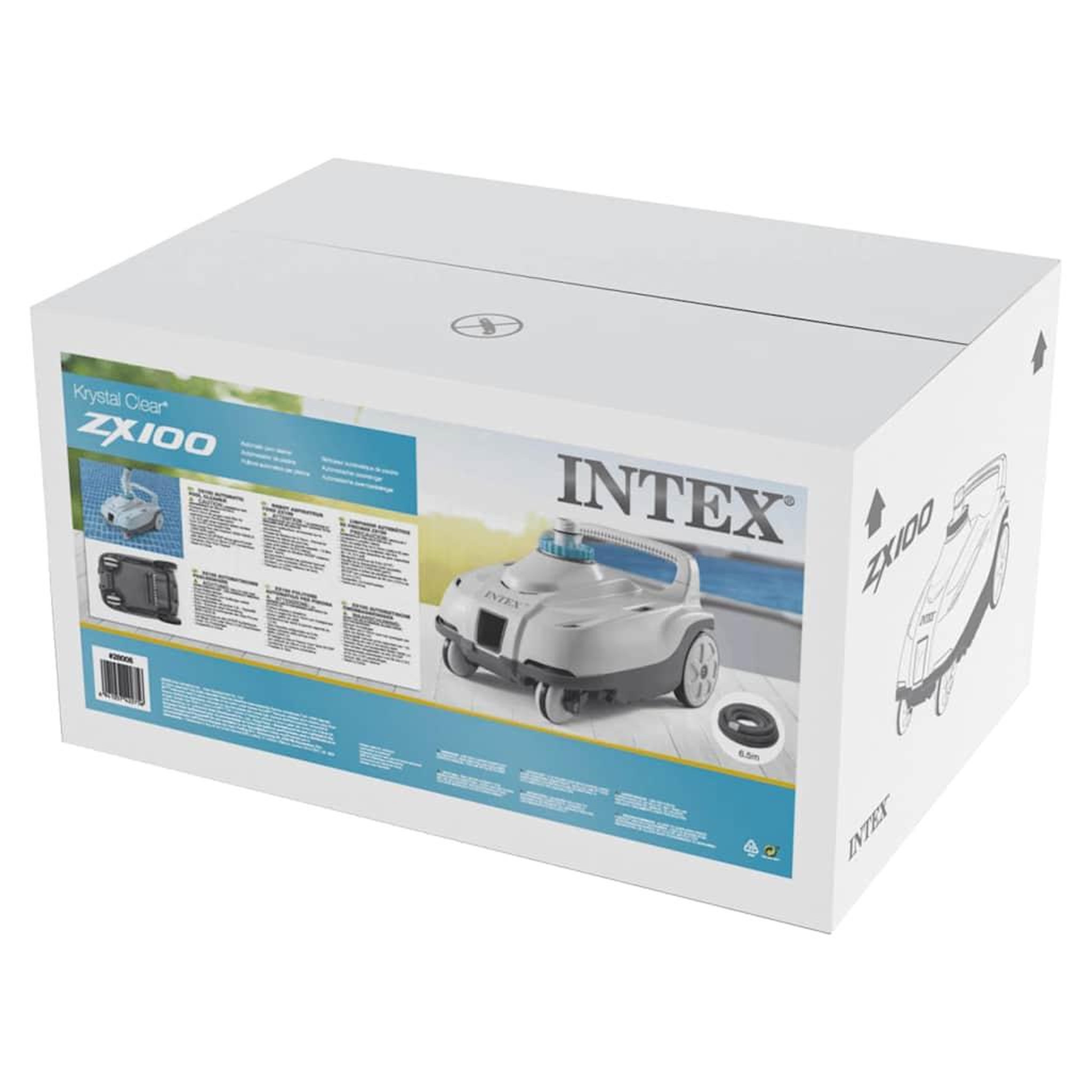 Voir la diapositive 5 : INTEX Intex nettoyeur automatique de piscine zx100 blanc