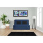 Voir la diapositive 2 : DUNLOPILLO DUNLOPILLO Banquette BZ 2 places - Bleu - ReVEUR