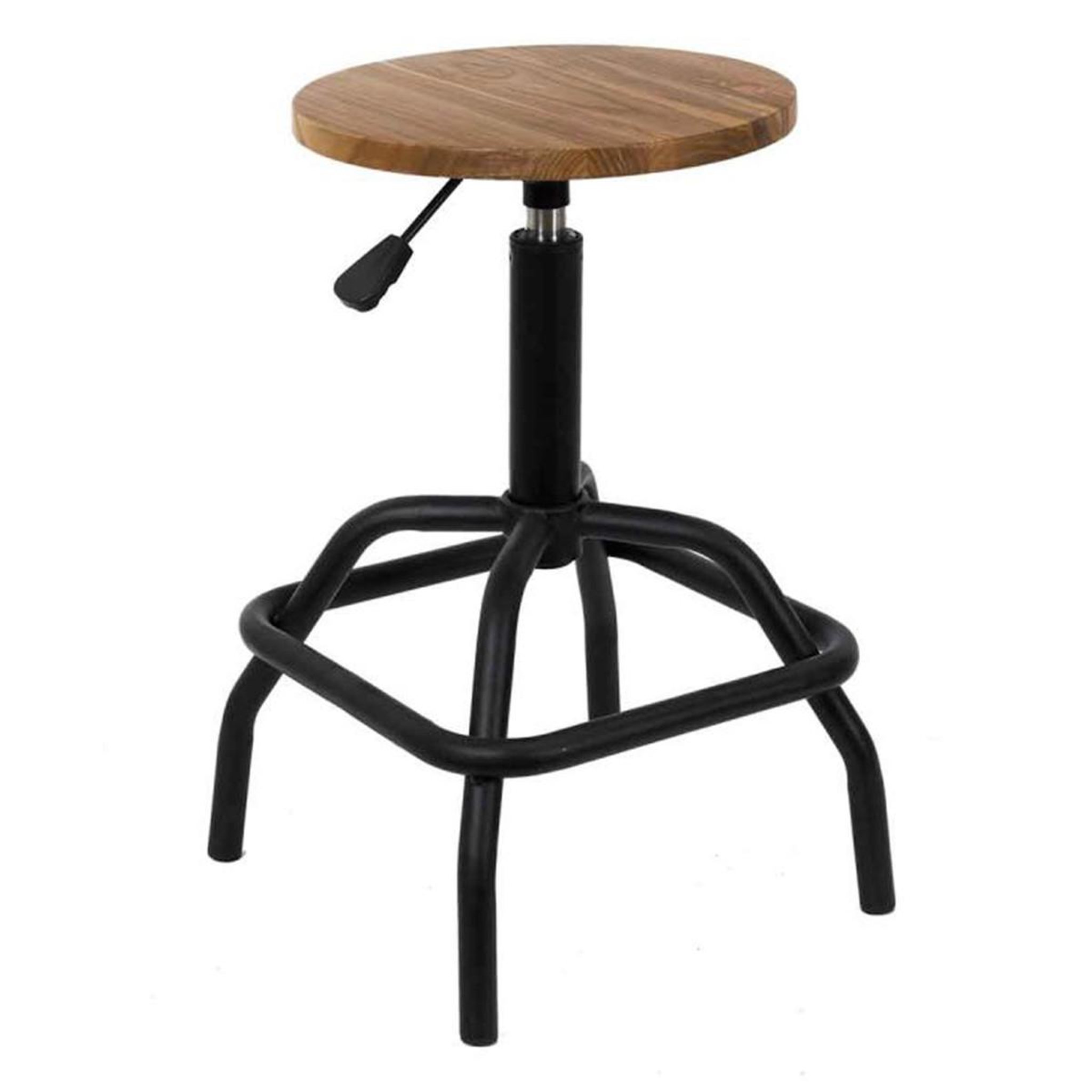 Voir la diapositive 1 : The Home Deco Factory Tabouret de Bar Vintage  Ace  58-73cm Naturel
