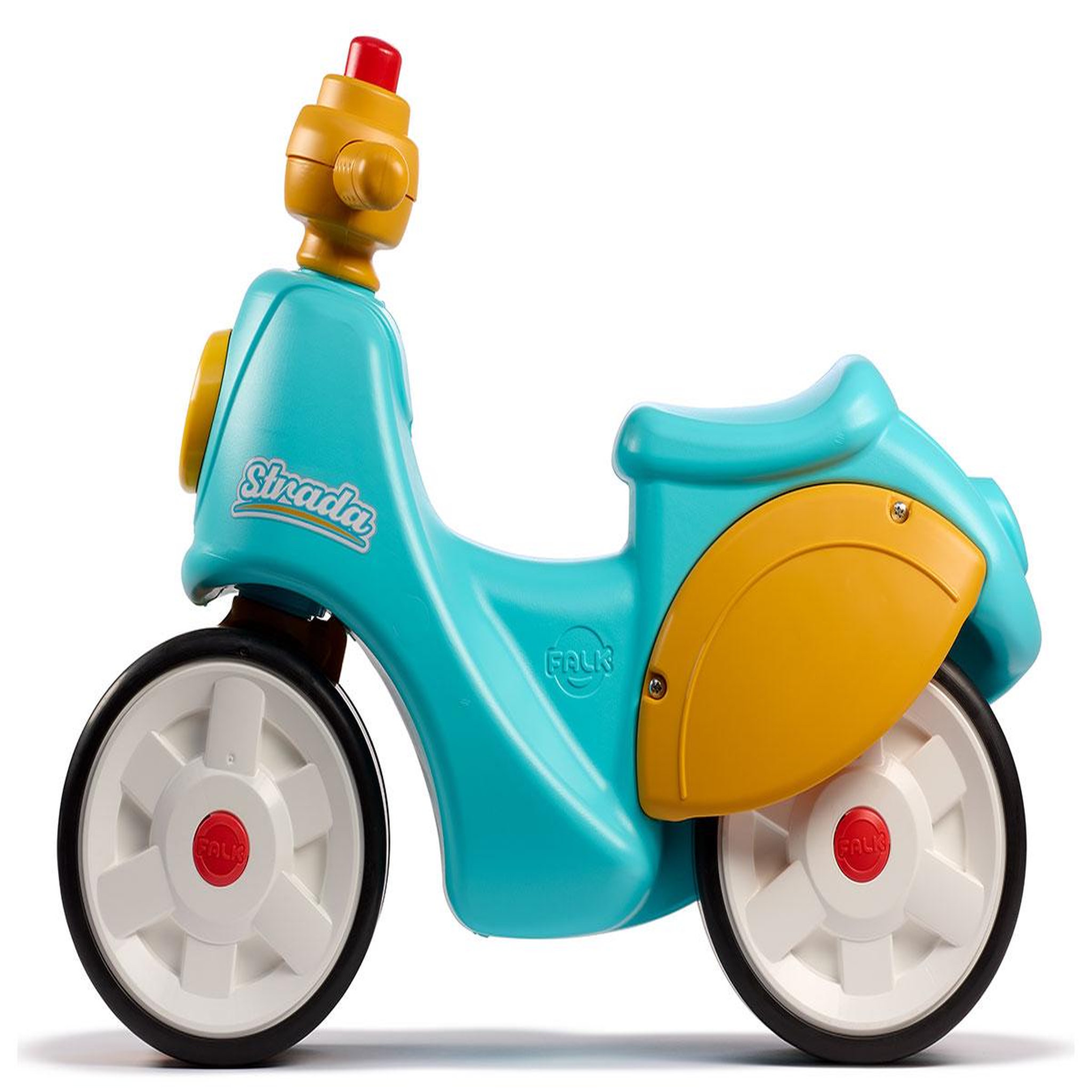 Voir la diapositive 2 : FALK Porteur enfant Scooter Strada Bleu et Jaune 1 à 3 ans - Falk
