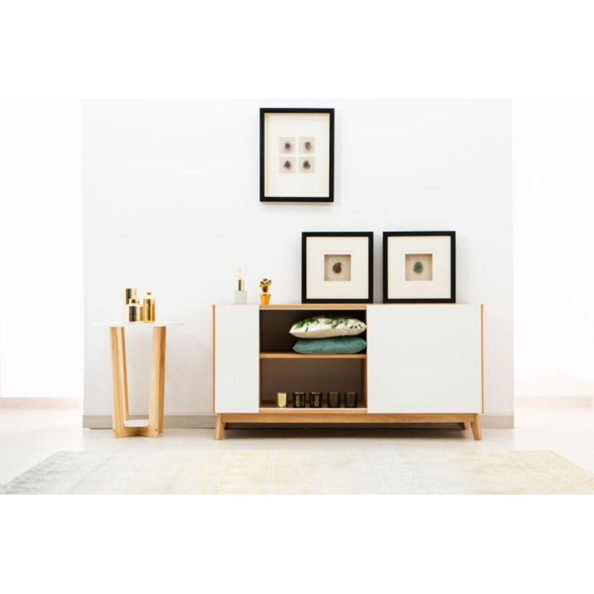 Paris Prix Lampe à Poser en Marbre  Mr Lightning  13cm Blanc