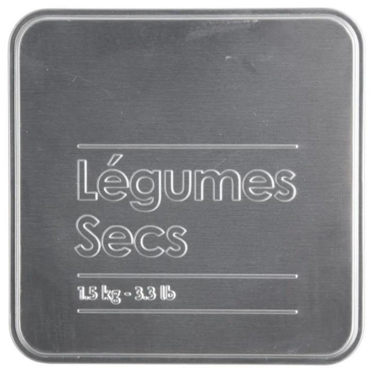 FIVE Boîte à Légumes Secs  Relief II  18cm Noir