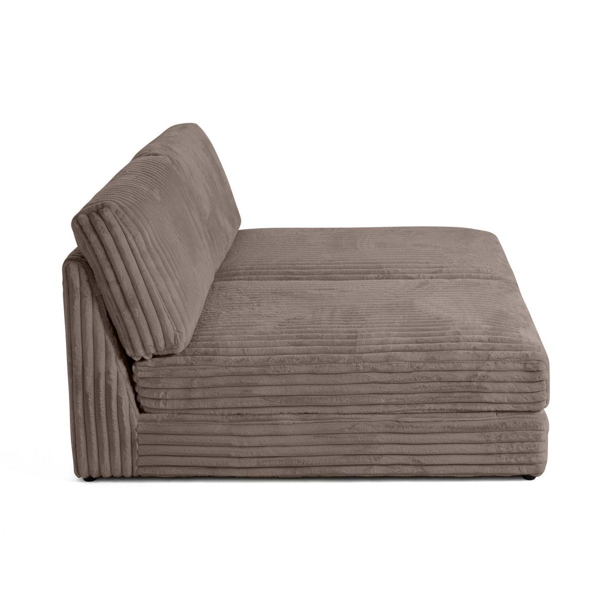 LISA DESIGN Jasper - canapé modulable 3 places - en fausse fourrure côtelée