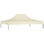 Voir la diapositive 2 : VIDAXL Toit de tente de reception 4,5x3 m Creme 270 g/m^2