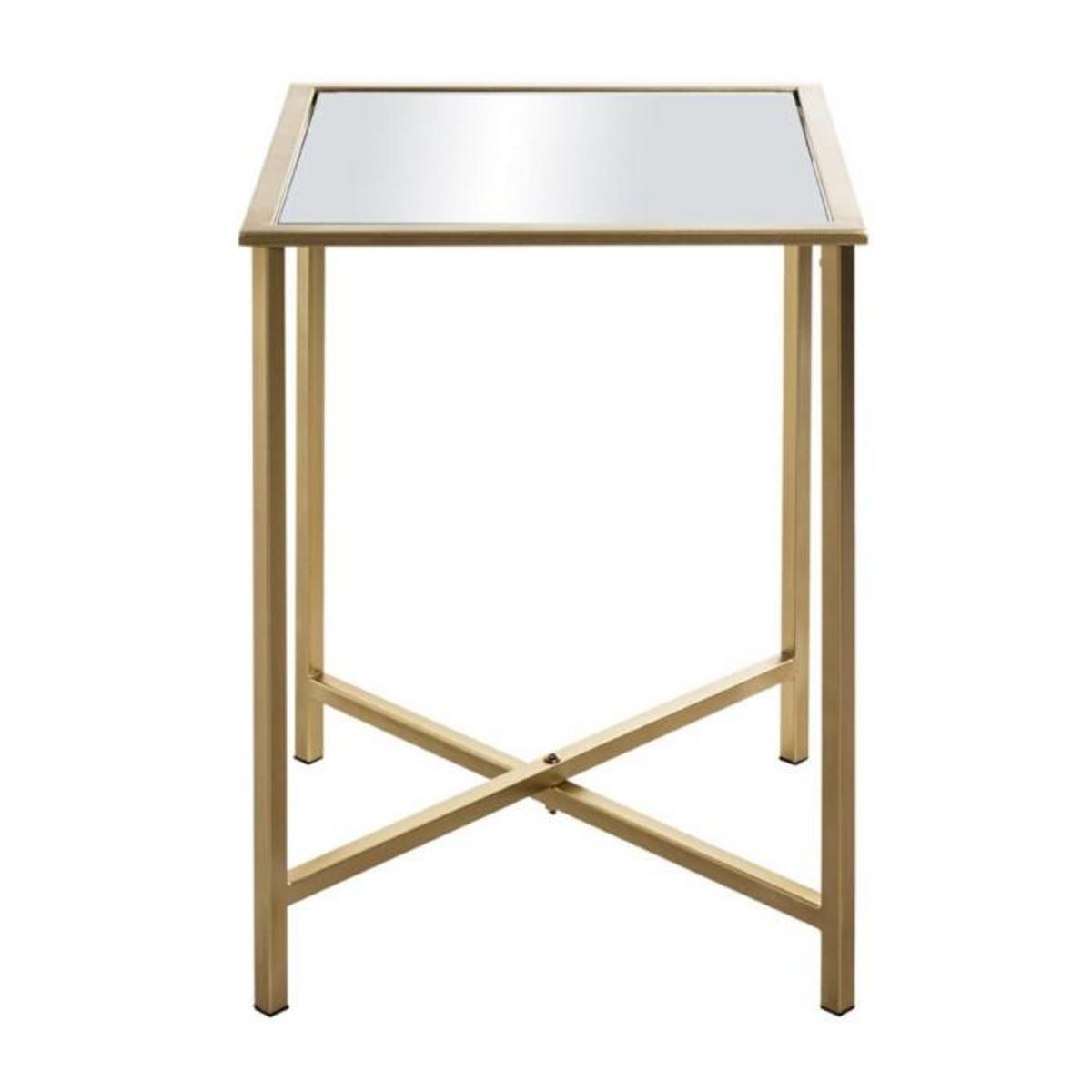 Paris Prix Table d'Appoint Design en Métal  Mezo  53cm Or