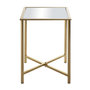 Voir la diapositive 2 : Paris Prix Table d'Appoint Design en Métal  Mezo  53cm Or