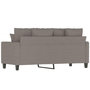 Voir la diapositive 5 : VIDAXL Canape a 2 places Taupe 140 cm Tissu