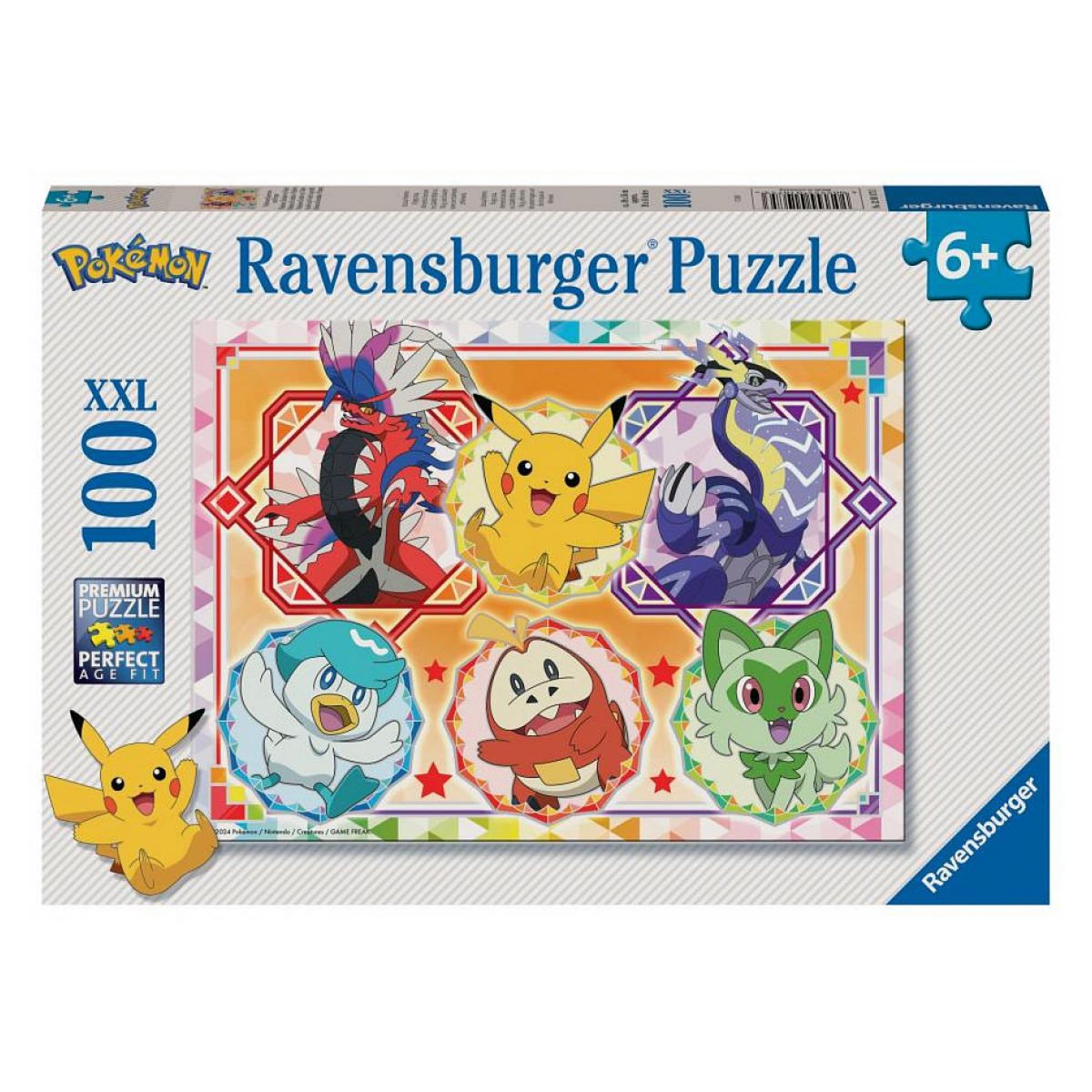 RAVENSBURGER Puzzle 100 p xxl - Pokemon Ecarlate et violet