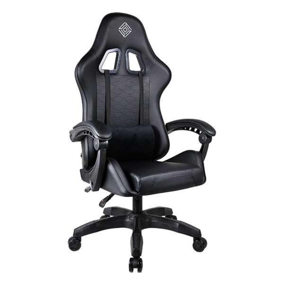 Subsonic Chaise gaming ou de bureau GEM, dossier ergonomique inclinable, coussin lombaire, hauteur réglable