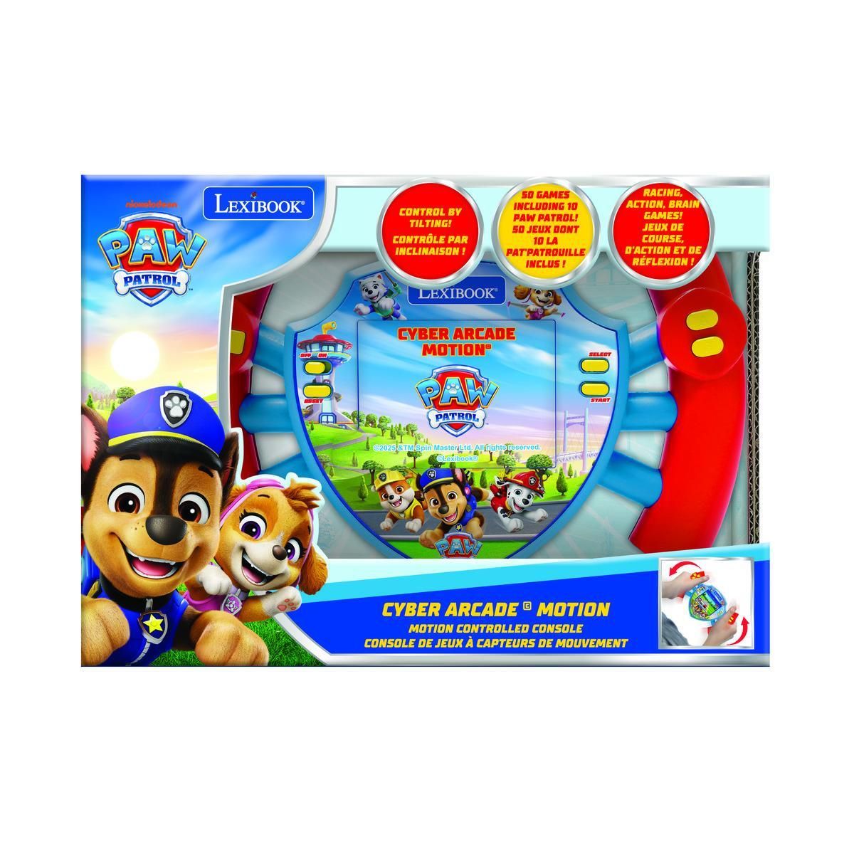 Lexibook Console Portable Pat Patrouille avec contrôle gestuel