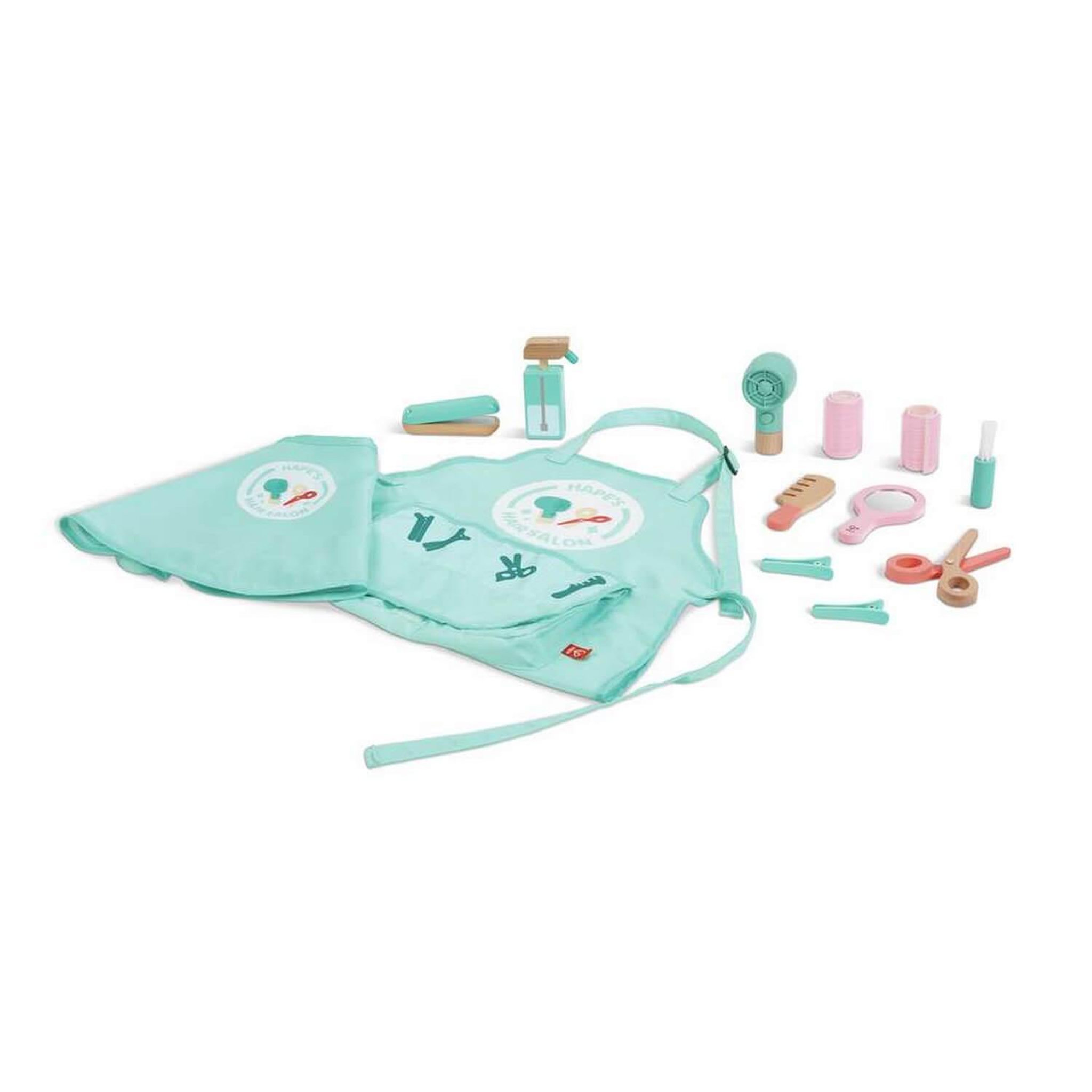 Voir la diapositive 3 : Hape Kit du petit coiffeur en bois