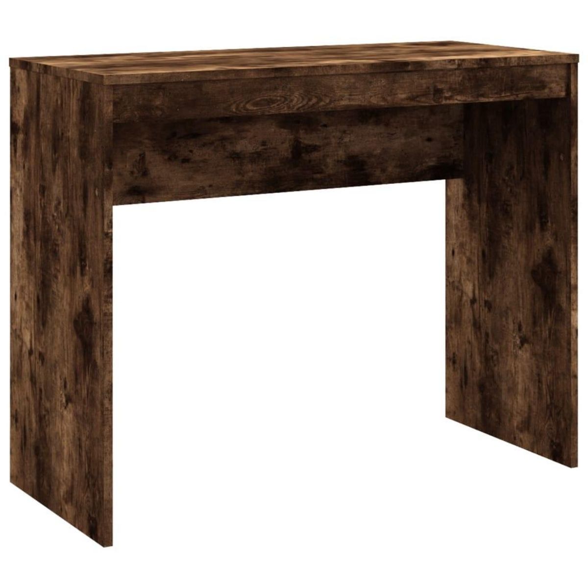 VIDAXL Bureau Chene fume 90x40x72 cm Bois d'ingenierie