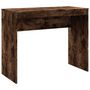Voir la diapositive 2 : VIDAXL Bureau Chene fume 90x40x72 cm Bois d'ingenierie